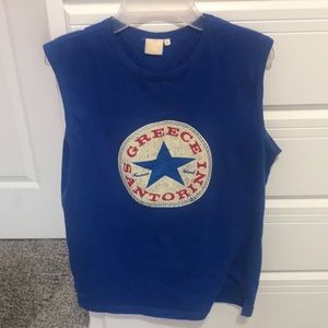 Blue tank top